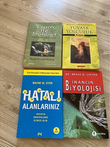 4 adet harika kitap