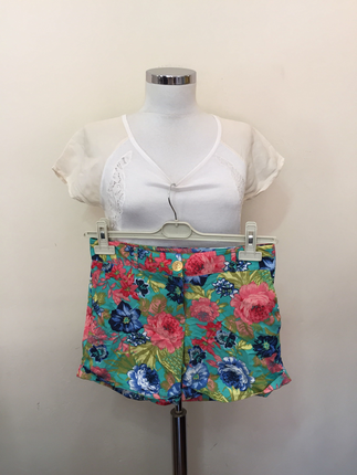 Designer Çiçekli şort