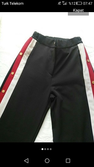 çıtçıtlı pantolon