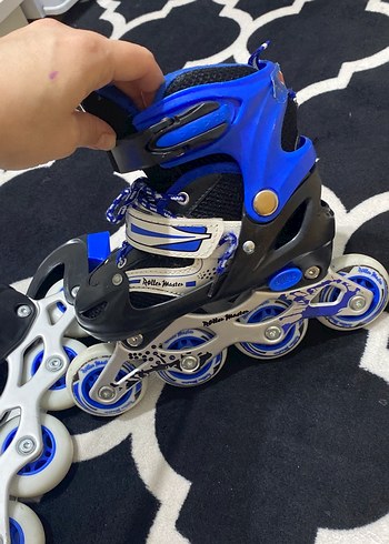 Mavi Yılan Desenli Erkek Kaykay Patenleri - Görsel 2