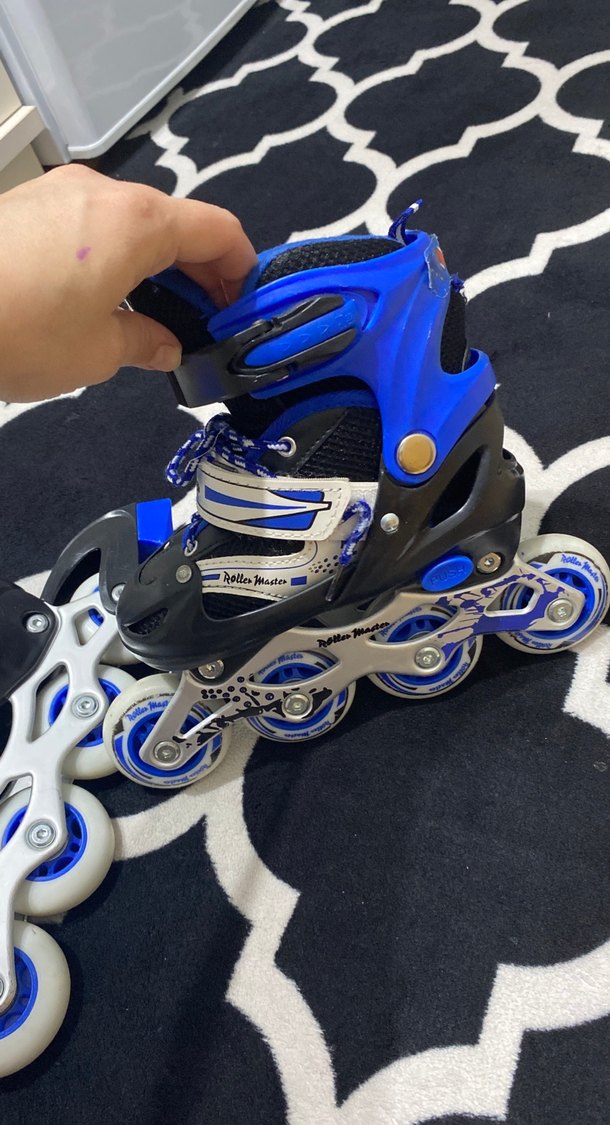 Mavi Yılan Desenli Erkek Kaykay Patenleri - Görsel 2