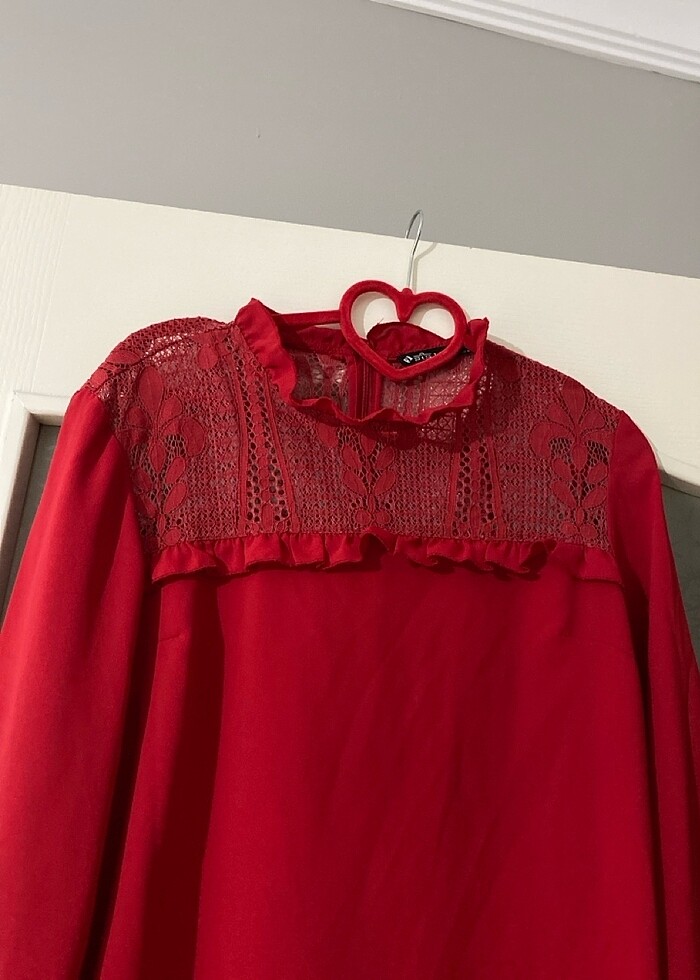 Kırmızı gömlek - Görsel 2