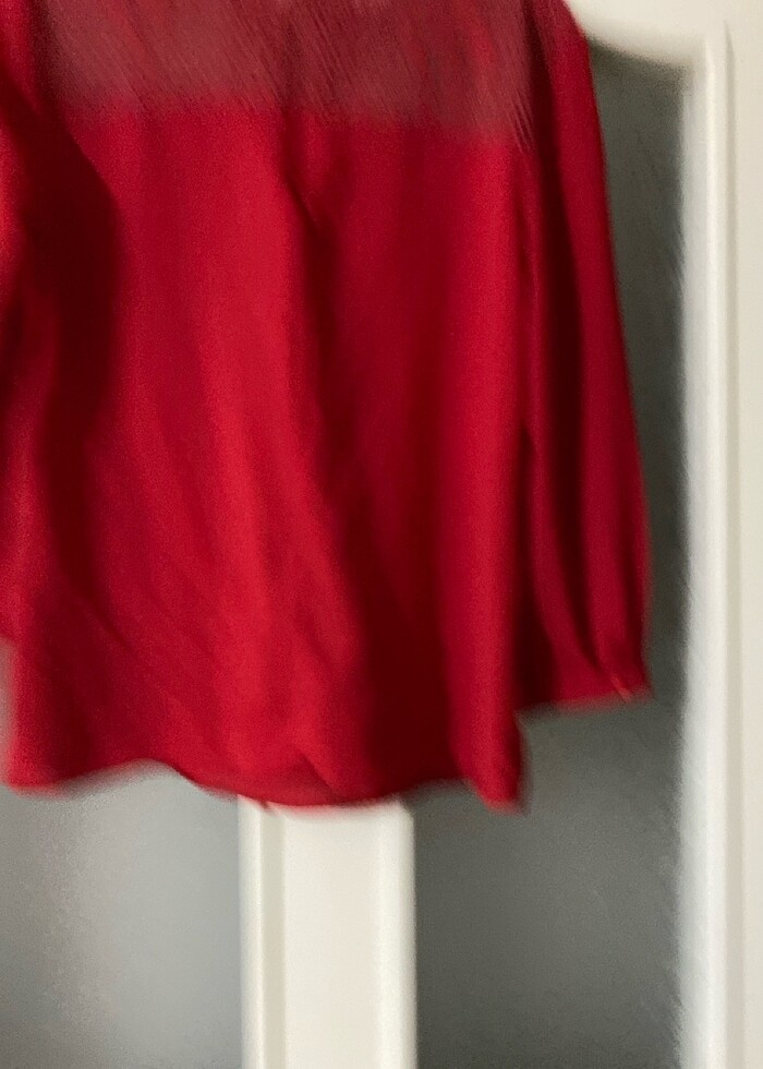 Kırmızı gömlek - Görsel 3