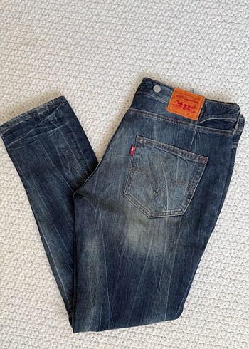Levis Koyu Mavi Denim Jean 30 31 Y2k