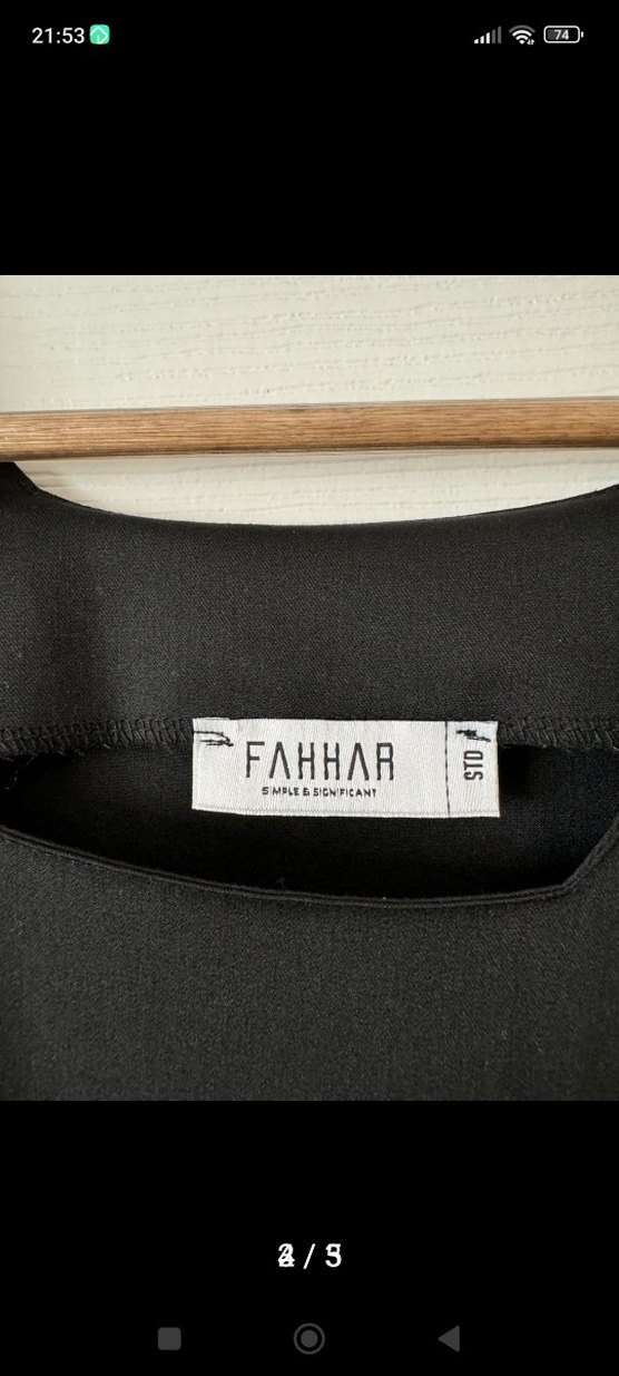 Kadın siyan Uzun Askısız Elbise - Görsel 3