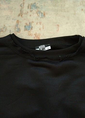 l Beden siyah Renk Siyah uzun kollu tshirt sweatshirt
