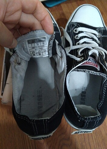 39 Beden siyah Renk Orijinal Converse ayakkabı 