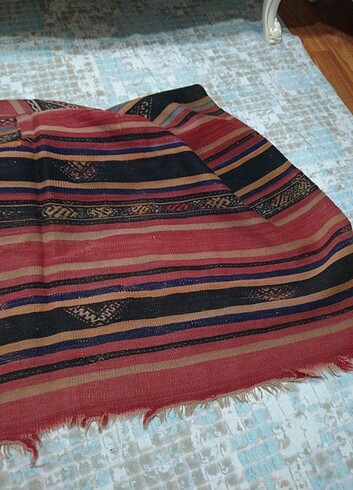 Diğer Otantik antika büyük kilim köy işi el işi