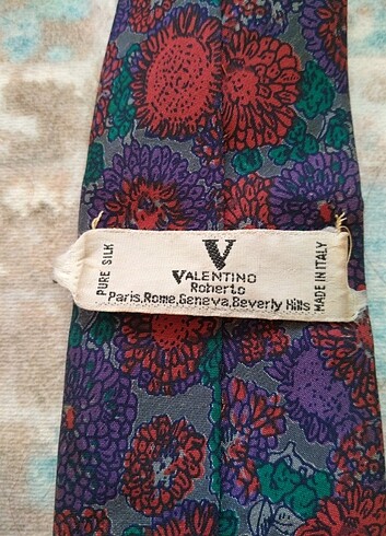 Valentino vintage ipek kravat erkek