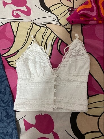 Reyon crop bluz