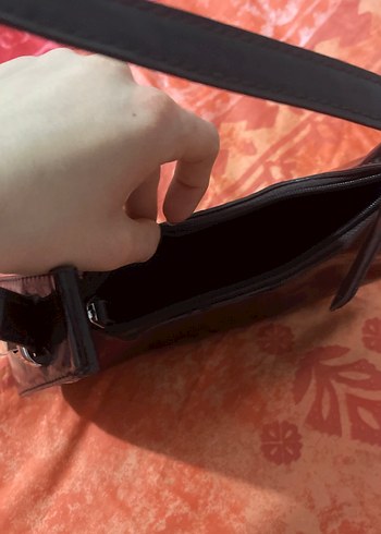 Kadın kahverengi Deri Kemerli Gotik Çanta - Görsel 5