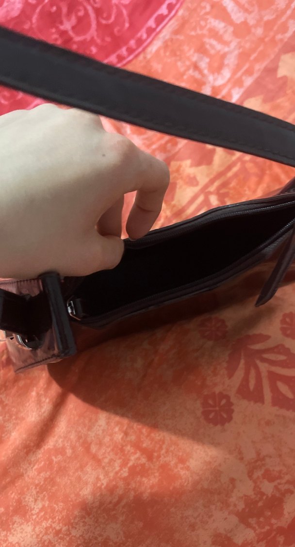 Kadın kahverengi  Deri Kemerli Gotik Çanta - Görsel 5