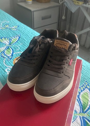 Levis Kahverengi Deri Sneaker