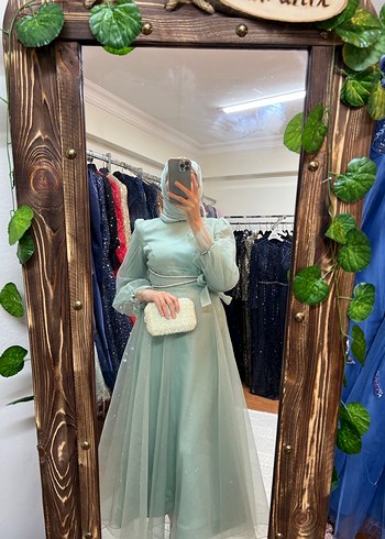 Yeşil peri prenses Elbise - Görsel 2