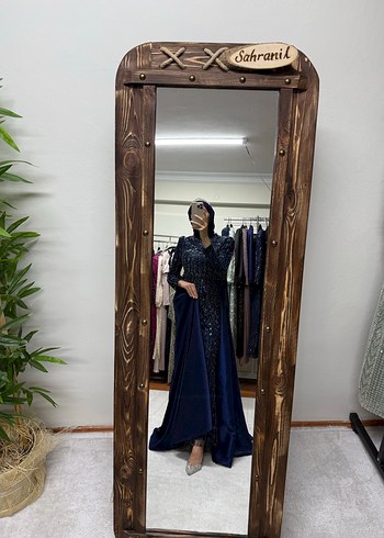 Pelerinli Abiye elbise - Görsel 4