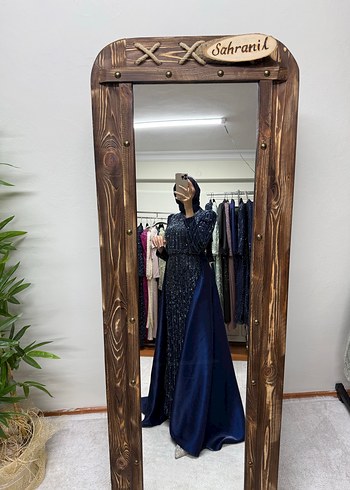 Pelerinli Abiye elbise - Görsel 3