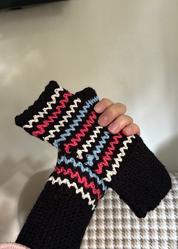 Kadın  Örgü Eldiven - Görsel 7