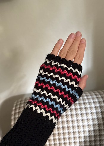Kadın  Örgü Eldiven - Görsel 8
