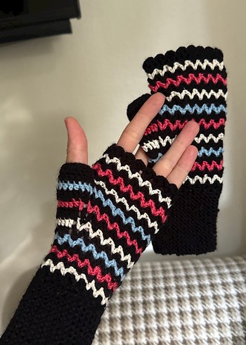 Kadın  Örgü Eldiven - Görsel 6