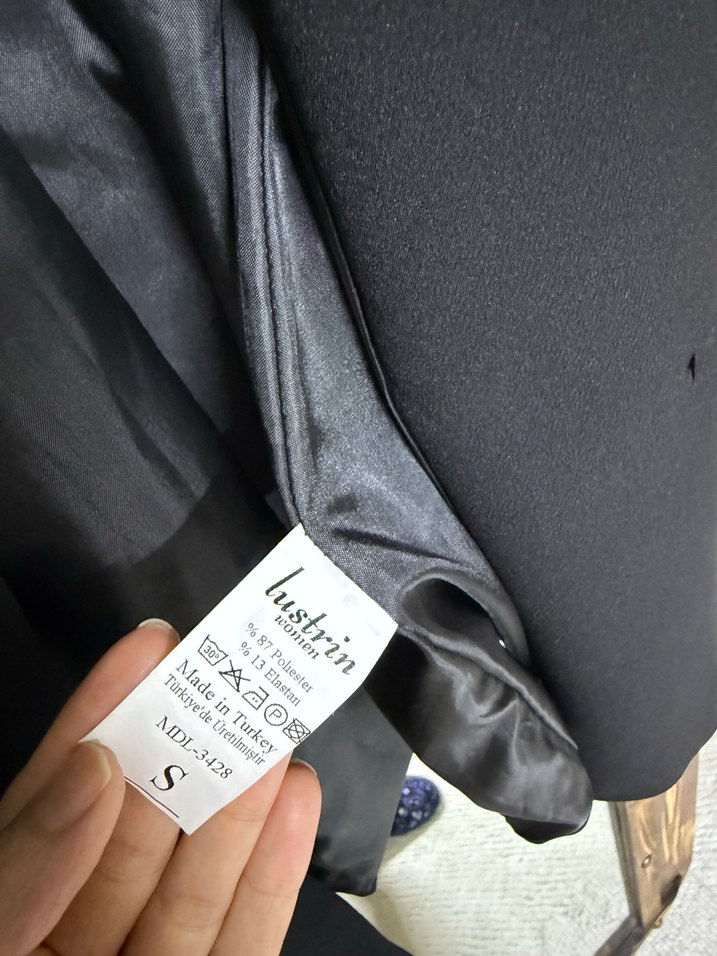 Kadın Blazer ceget siyah - Görsel 5