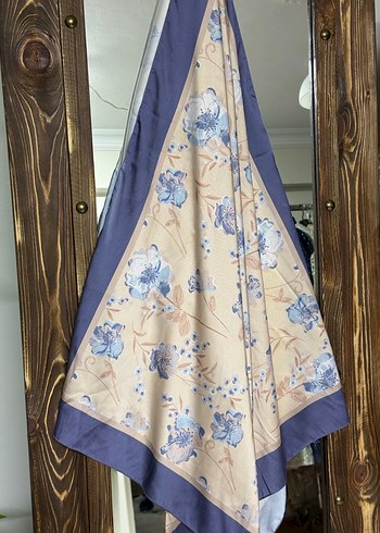 Desenli şal fular - Görsel 5