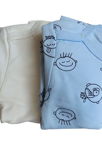 Uzun kollu Pamuklu Çıtçıtlı Body