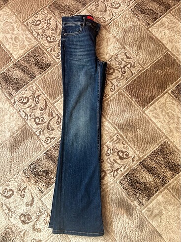 36 Beden lacivert Renk Guess boot cut jean pantolon
