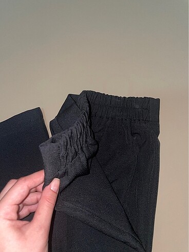 Koton Siyah İspanyol kumaş pantolon