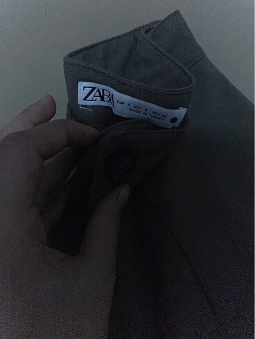 xs Beden Zara düz kesim kumaş pantolon