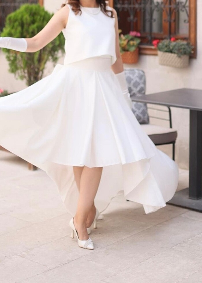 Nikah çekim düğün elbisesi - Görsel 3