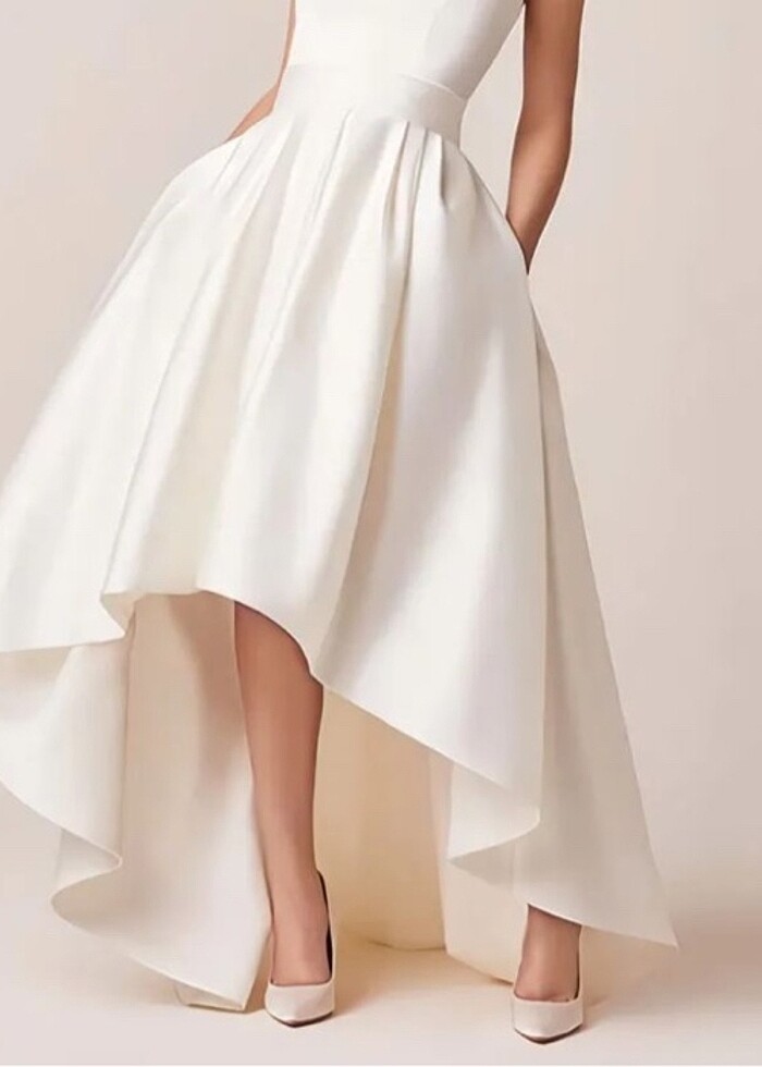 Nikah çekim düğün elbisesi - Görsel 2