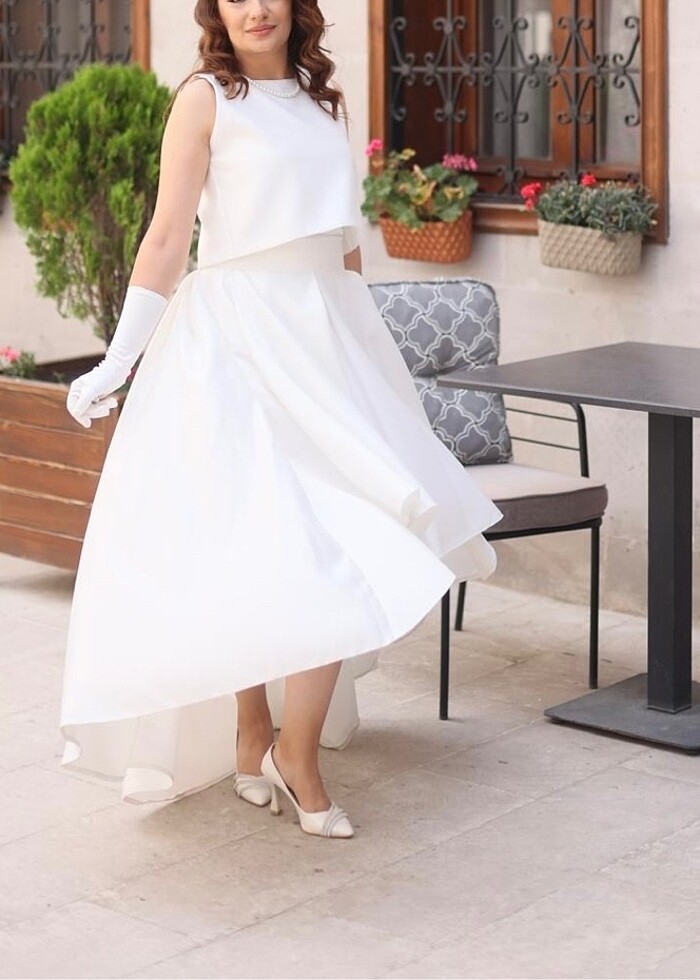 Nikah çekim düğün elbisesi - Görsel 4