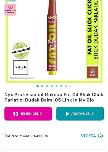 Nyx fat oil ruj gloss - Görsel 4