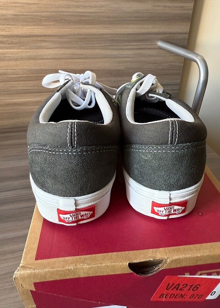 Vans haki spor ayakkabı sneaker - Görsel 3