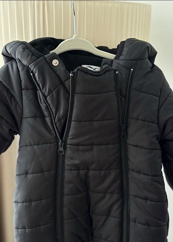 Siyah Erkek Bebek Peluş Tulum - Görsel 5