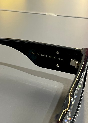 Siyah Parlak Taşlı Kadın Gözlüğü - Görsel 3