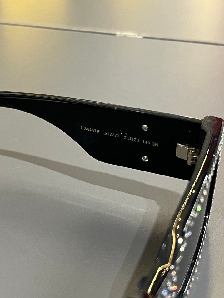 Siyah Parlak Taşlı Kadın Gözlüğü - Görsel 3