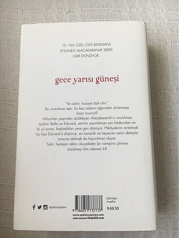  Rezerve-Gece yarısı güneşi -Stephenie Meyer