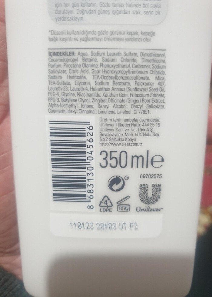 CLEAR WOWEN 350 ML - Görsel 2