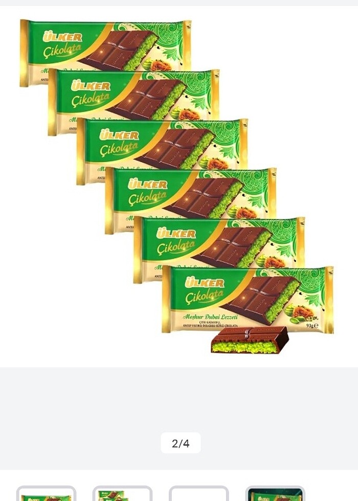ÜLKER DUBAi ÇİKOLATASI - Görsel 3
