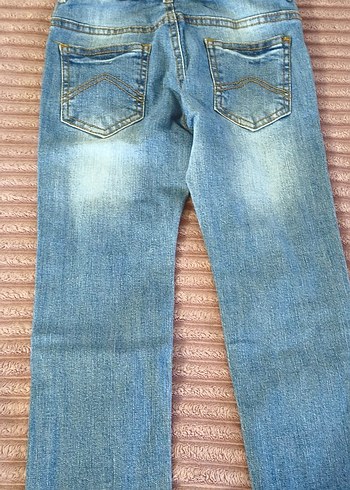 Erkek Çocuk Mavi Kemerli Denim Pantolon - Görsel 2