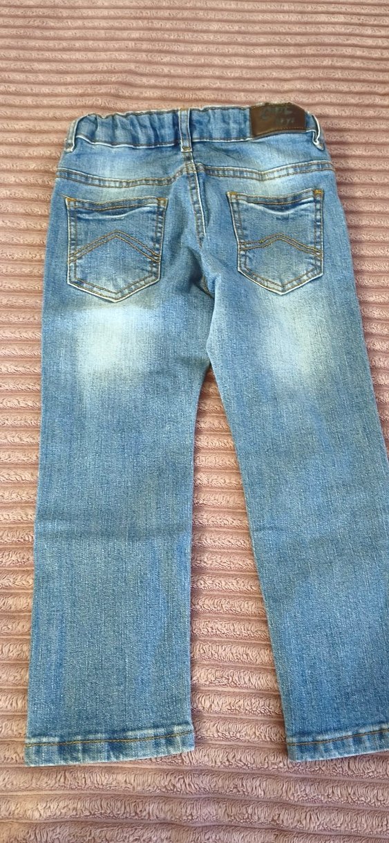 Erkek Çocuk Mavi Kemerli Denim Pantolon - Görsel 2