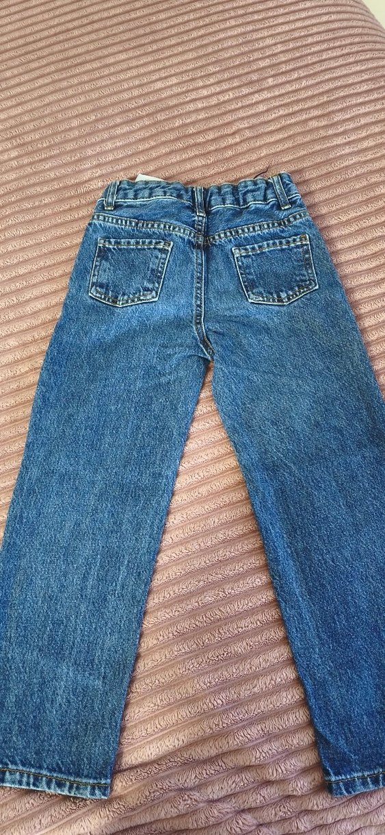 Parlak Mavi Erkek Çocuk Kot Pantolon - Görsel 2