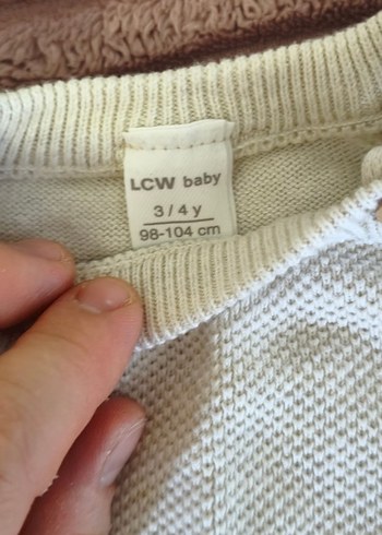 Erkek Çocuk Beyaz Triko Kazak - Görsel 2