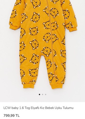 Sarı Fermuarlı uyku tulumu - Görsel 4