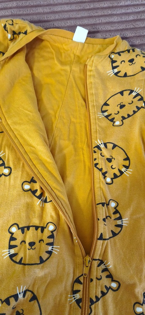 Sarı Fermuarlı uyku tulumu - Görsel 3