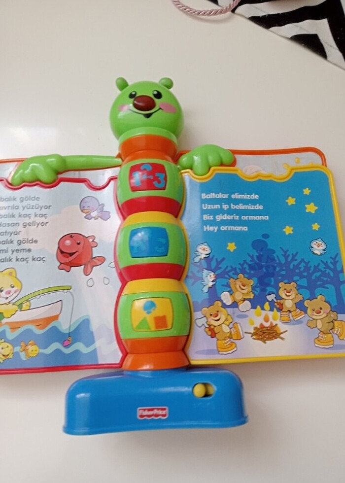 Fisher price eğitici kitap  - Görsel 2