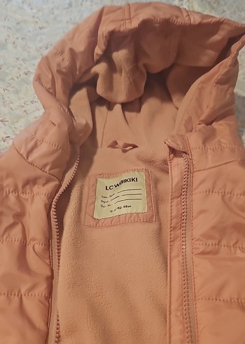 LC Waikiki Pembe Uzun kız çocuk Kışlık Mont