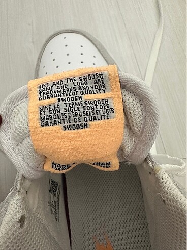 36 Beden beyaz Renk Nike Airforce