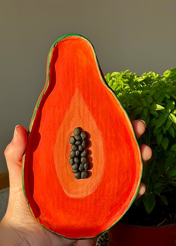 Papaya Şekilli Tabak/ Takılık